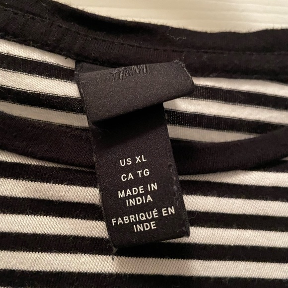 H&M stripped tee shirt - Picture 2 of 2
